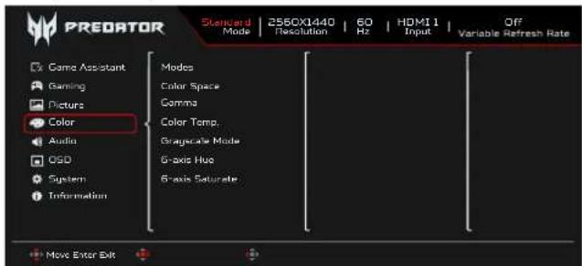 ACER X27UX2 - Color (Couleur) - 1