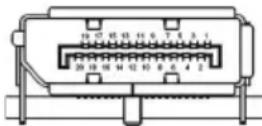 ACER KB272E0 - ALLOCATION DES BROCHES DU CONNECTEUR - 2