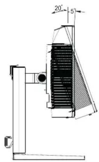 ACER X27UF - Inclinaison - 1