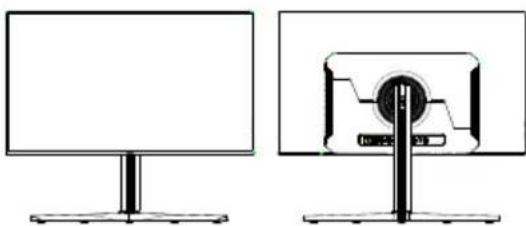 ACER X27UF - Fixation du moniteur sur son socle - 6