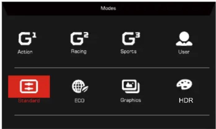 ACER XZ270US3 - Le bouton de type 3 - 1