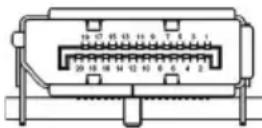 ACER XZ270US3 - ALLOCATION DES BROCHES DU CONNECTEUR - 2