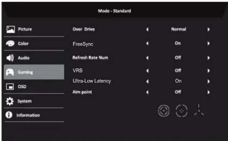 ACER XZ270US3 - Remarque : - 2