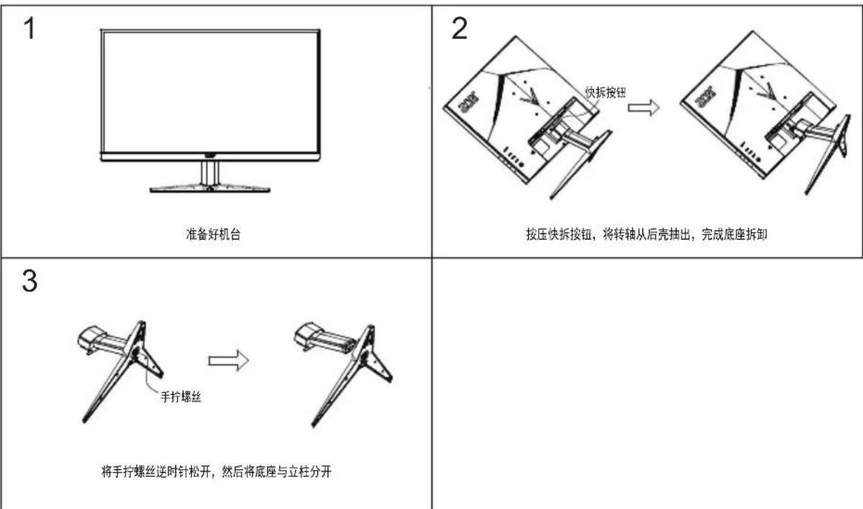 ACER VG270UX - 拆卸 - 1