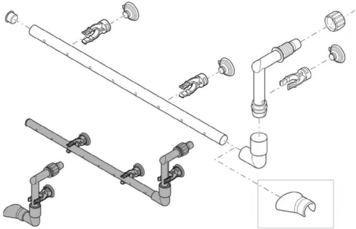 EDEN FES 60 - Assembling the flow-out unit - 1