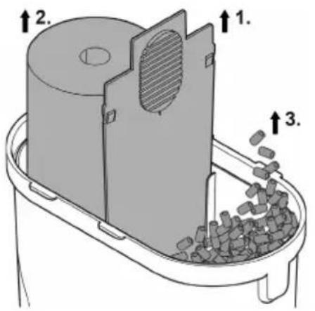 EDEN FES 60 - Filtermaterial reinigen/ersetzen - 1