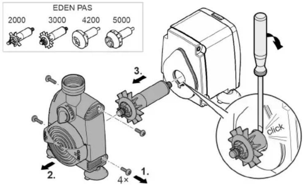 EDEN PAS 5000 - Rotor reinigen/vervangen - 1
