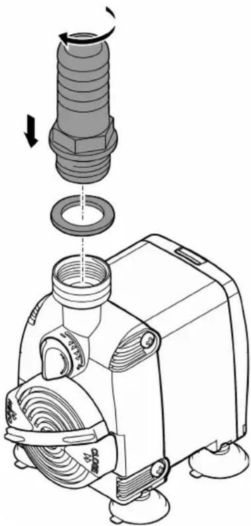 EDEN PAS 5000 - Installera apparaten i vatten - 1