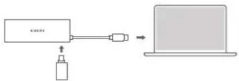 Xiaomi 5-in-1 Type-C Hub - Hinweis: - 1