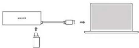 Xiaomi 5-in-1 Type-C Hub - Nota: - 1