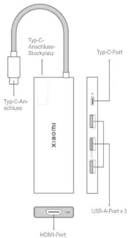 Xiaomi 5-in-1 Type-C Hub - Produktübersicht - 1