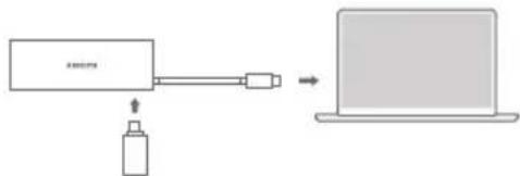 Xiaomi 5-in-1 Type-C Hub - Remarque: - 1