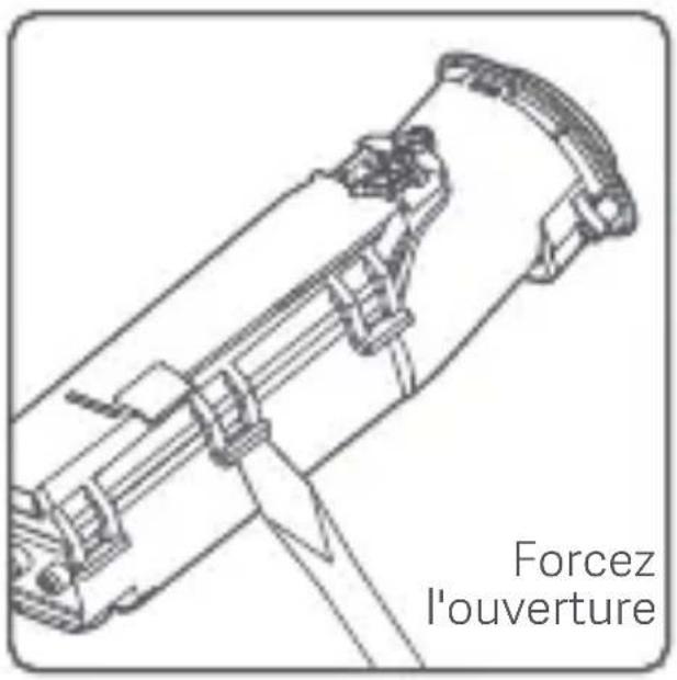Forcez l'ouverture