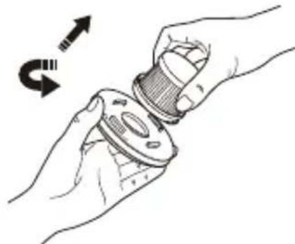 Xiaomi Dust Mite - Rửa cụm ngăn chứa bụi - 2