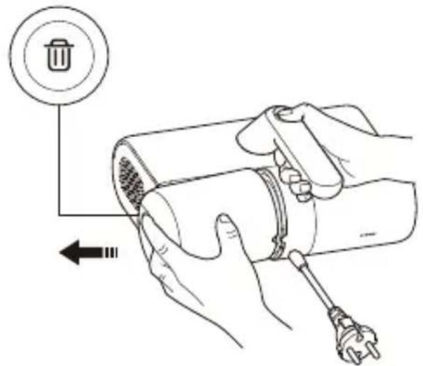 Xiaomi Dust Mite - Toz haznesi parçalarının günlük temizliği - 1