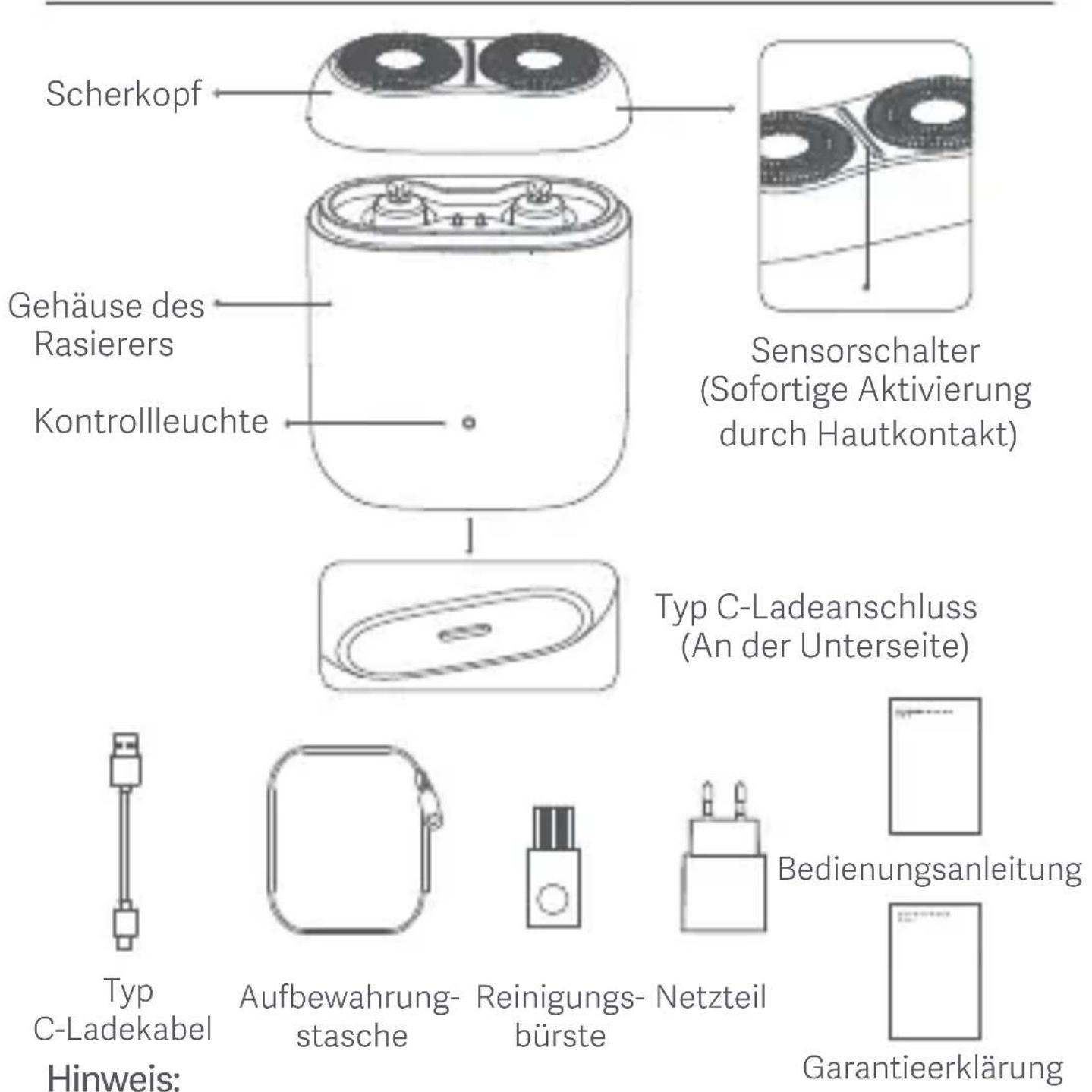Xiaomi Electric Shaver S200 - Produktübersicht - 1