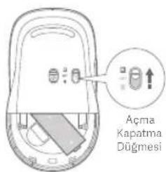 Xiaomi Dual-mode Wireless Mouse 2 - 2,4 GHz moduyla bilgisayara bağlanma - 3