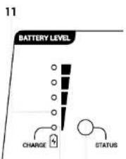11 BATTERY LEVEL CHARGE STATUS