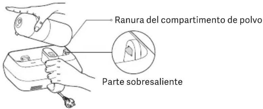 Xiaomi Dust Mite Pro - Instalación del ensamblaje del compartimento de polvo - 1