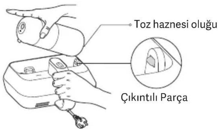 Xiaomi Dust Mite Pro - Toz haznesi parçalarının takılması - 1