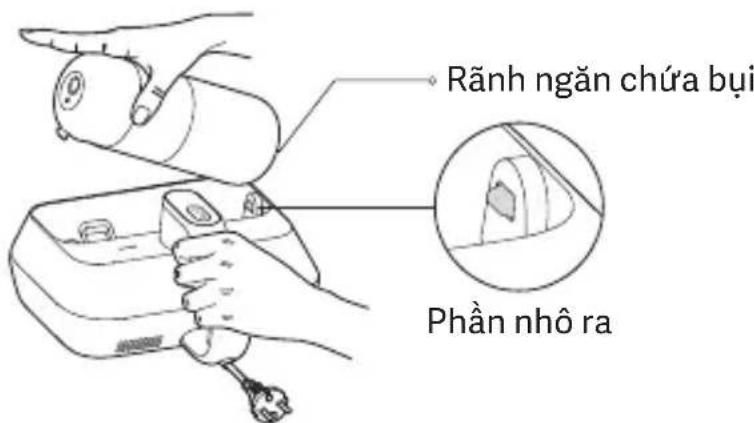 Xiaomi Dust Mite Pro - Lắp đặt cụm ngăn chứa bụi - 1