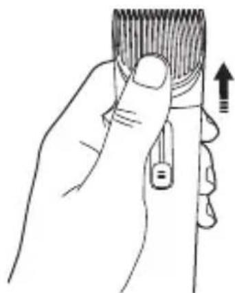 Xiaomi Hair Clipper - Using the thinning comb - 2