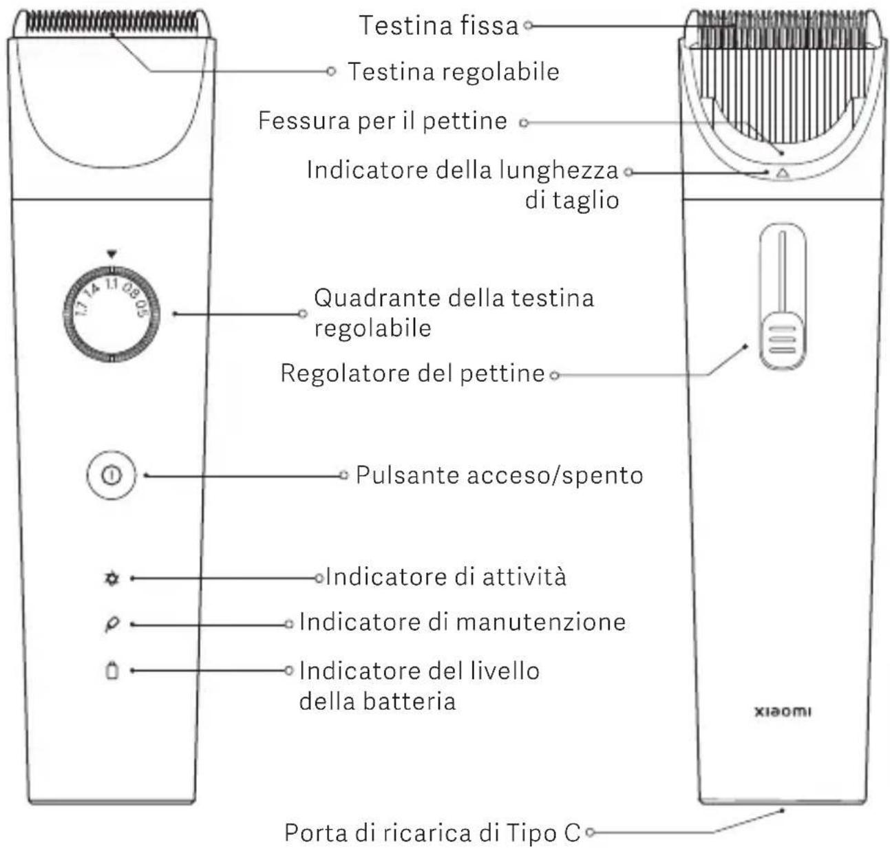Xiaomi Hair Clipper - Panoramica del prodotto - 1