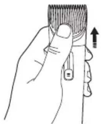 Xiaomi Hair Clipper - Utilisation du peigne d'effilage - 2