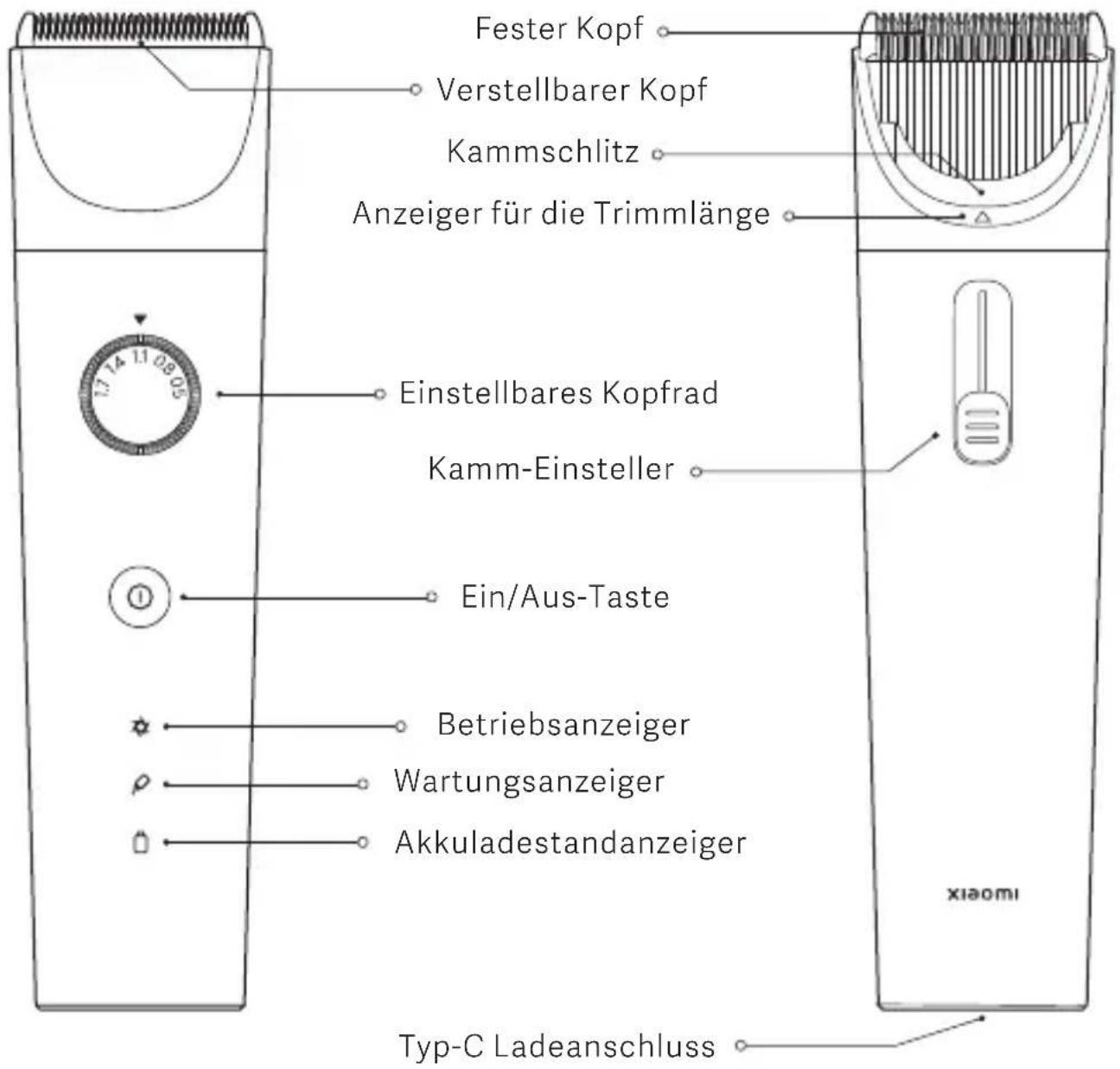 Xiaomi Hair Clipper - Produktübersicht - 1