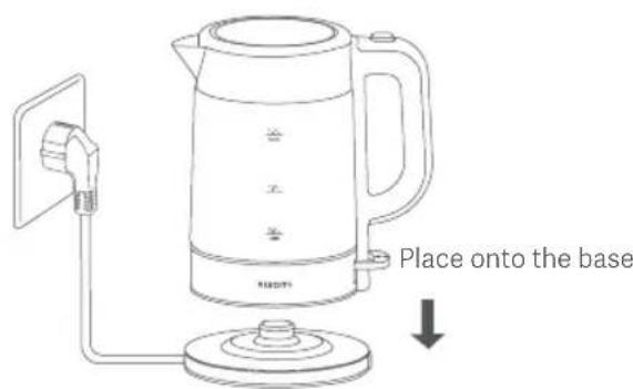 Xiaomi Electric Glass Kettle - How to Use - 3