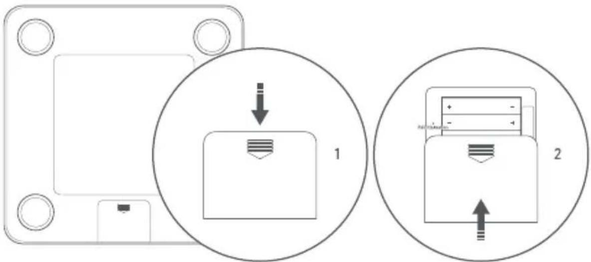 Xiaomi Body Composition Scale S400 - Installation des batteries - 1