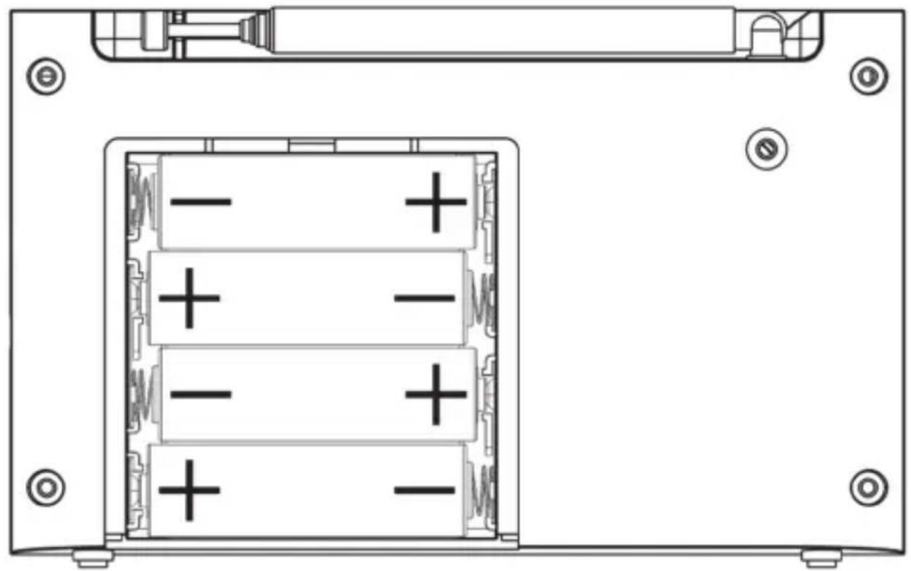 SILVERCREST SDR 1.5 B1 - Isætning af batterierne - 1