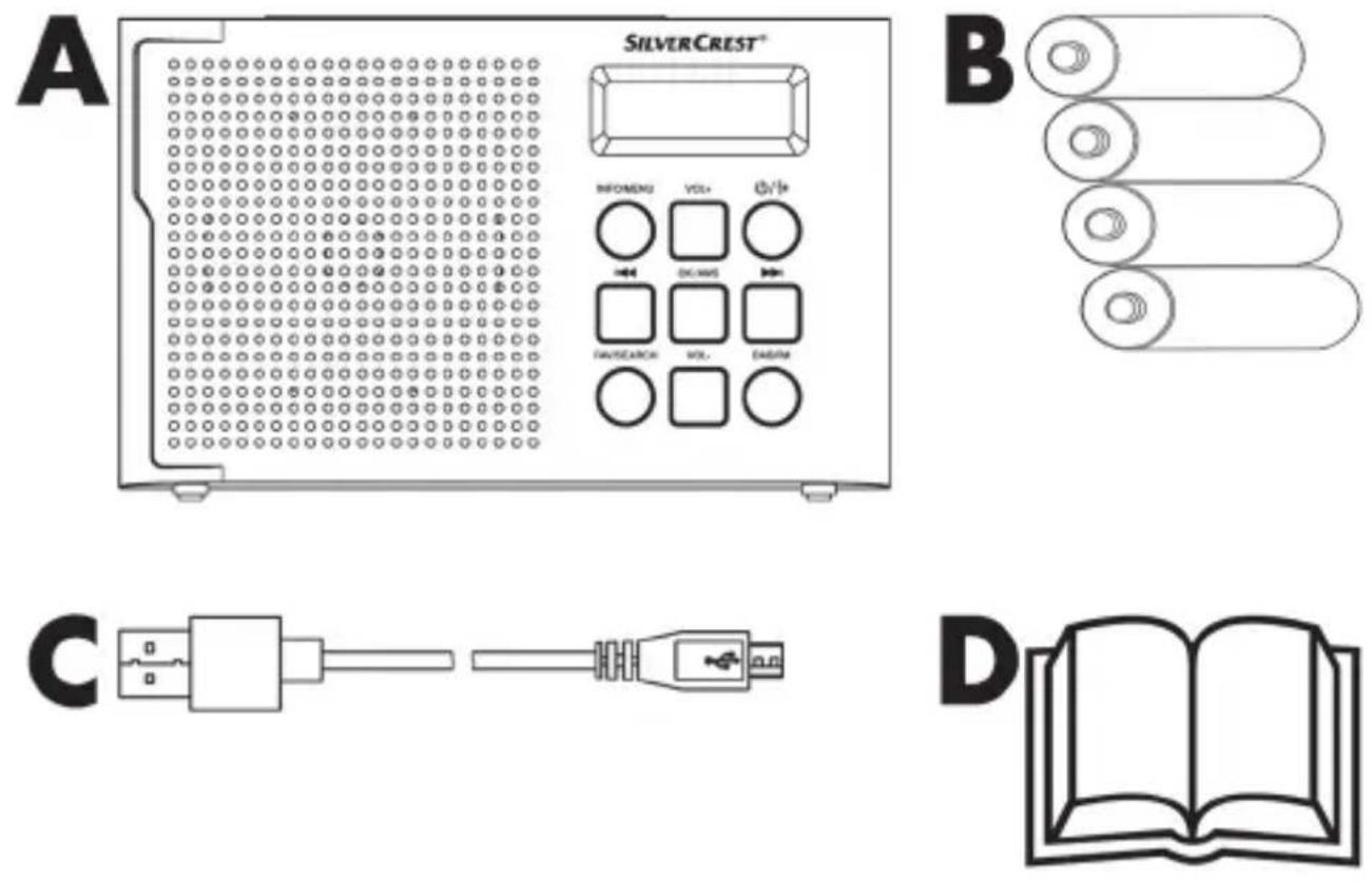 SILVERCREST SDR 1.5 B1 - Obsah balení - 1