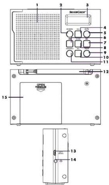 SILVERCREST SDR 1.5 B1 - DIGITALRADIO SDR 1.5 B1 DIGITAL RADJO SDR 1.5 B1 RADIO NUMÉRIQUE SDR 1.5 B1 - 3