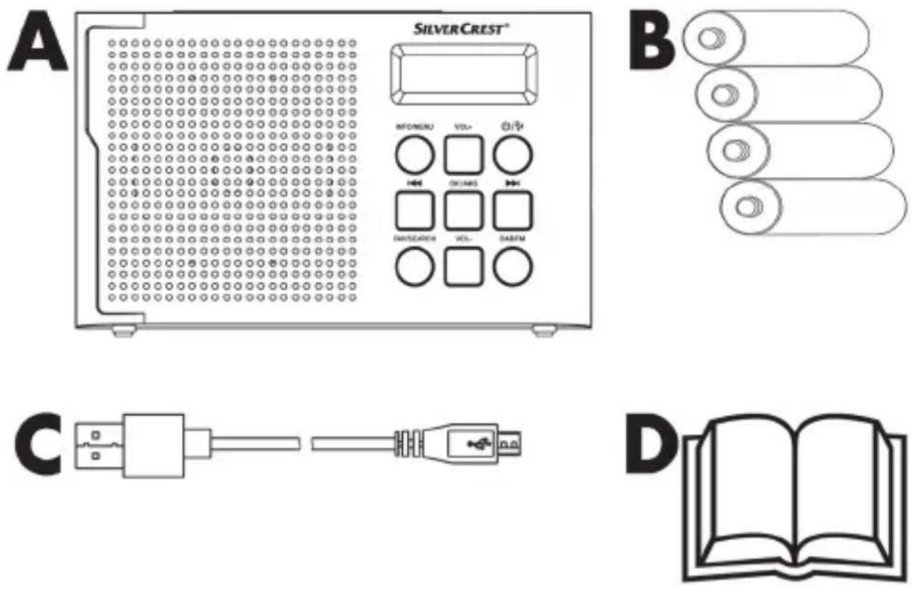 SILVERCREST SDR 1.5 B1 - Pakkens indhold - 1