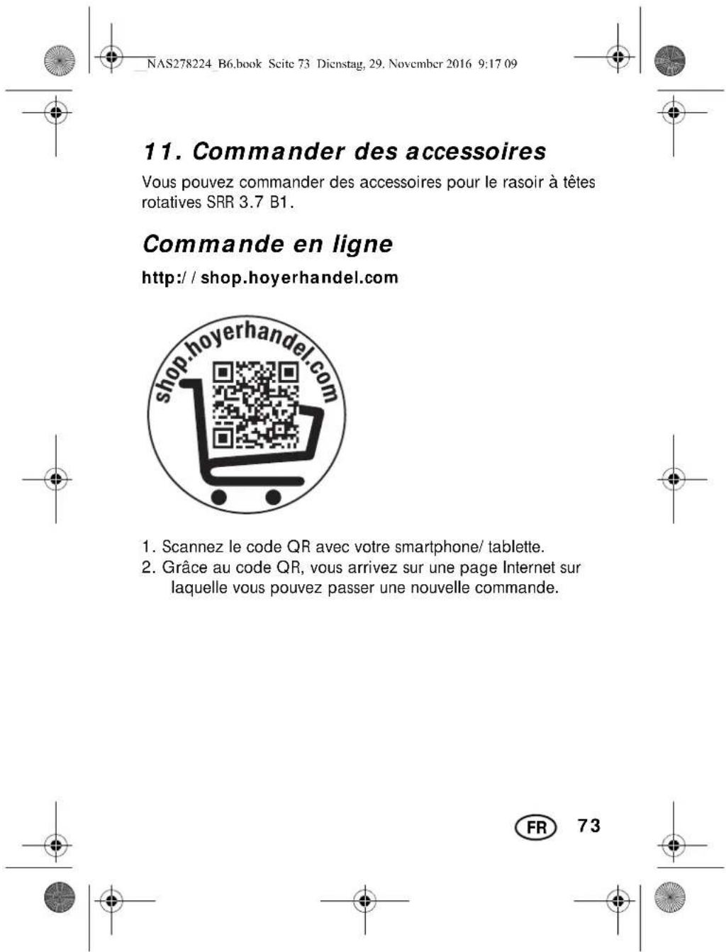 SILVERCREST SRR 3.7 B1 - Caractéristiques techniques - 7