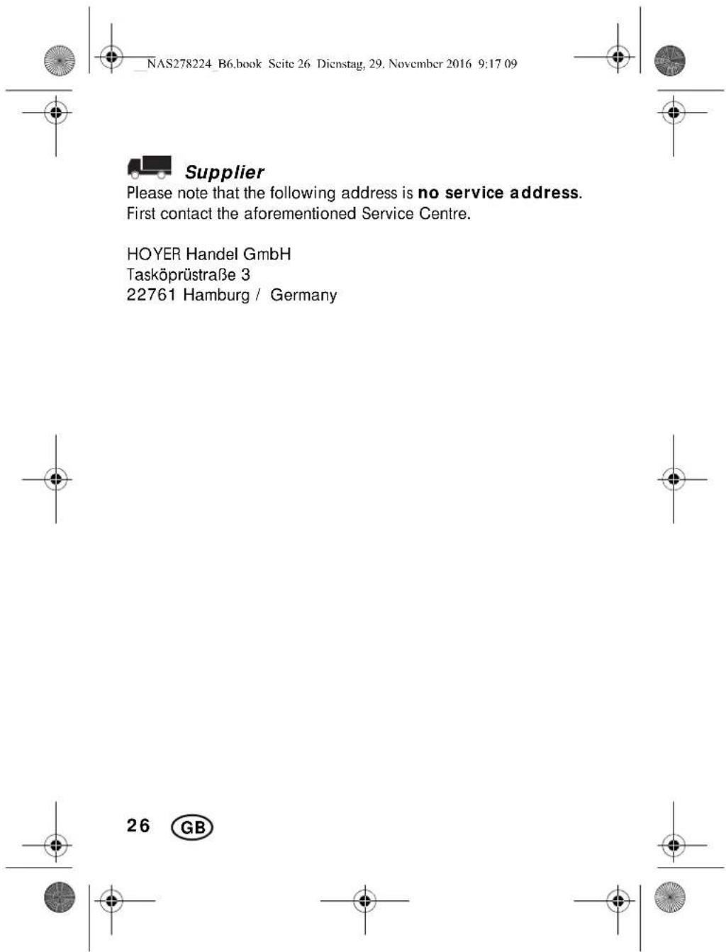 SILVERCREST SRR 3.7 B1 - Service Centre - 10