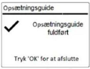 SONORO Prestige SO-3310 - Gennemførelse af første opsætning - 3