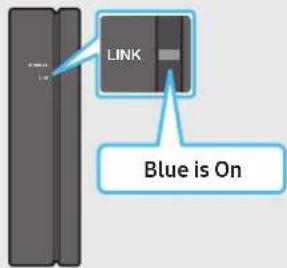 SAMSUNG HW-Q850D - Check if the LINK LED is solid blue (connection complete) - 1