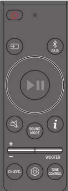 SAMSUNG HW-Q850D - Inserting Batteries before using the Remote Control (AAA batteries X 2) - 2