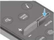 SAMSUNG HW-Q850D - Inserting Batteries before using the Remote Control (AAA batteries X 2) - 16
