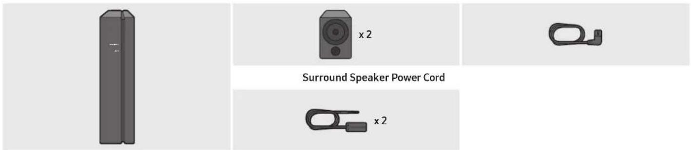 SAMSUNG HW-Q850D - Wireless Surround Speaker SET (PS-RQ910D) (HW-Q910D/HW-Q850D Only) - 1