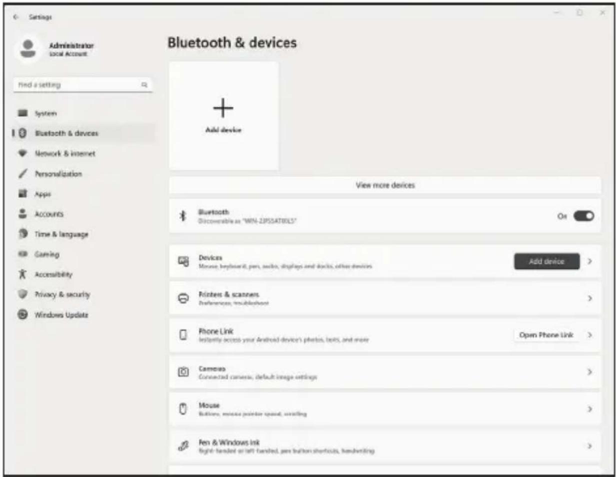 CSL Narrow Box Core i3 - Establishing a Bluetooth connection - 2