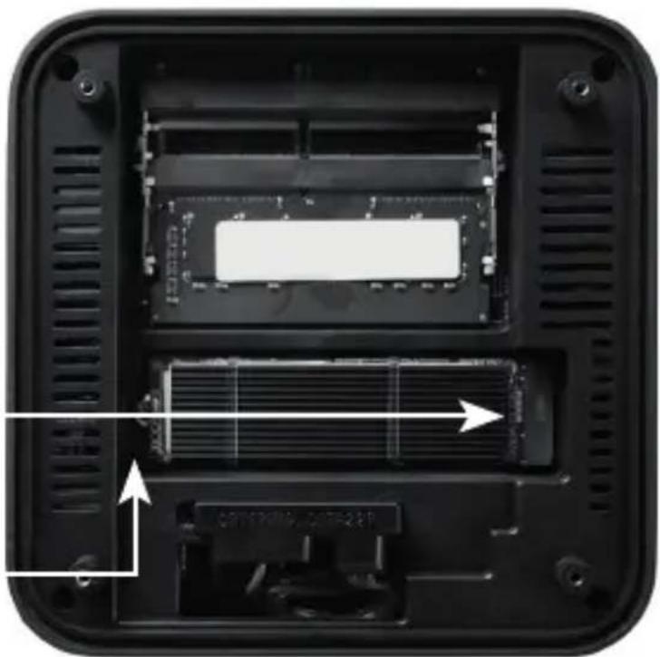 CSL Narrow Box Core i3 - Montaż dysku M.2 PCIe/SATA SSD - 2