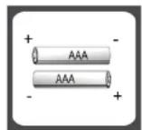 Essentiel B EBCB1 - Insertion/remplacement des piles - 1