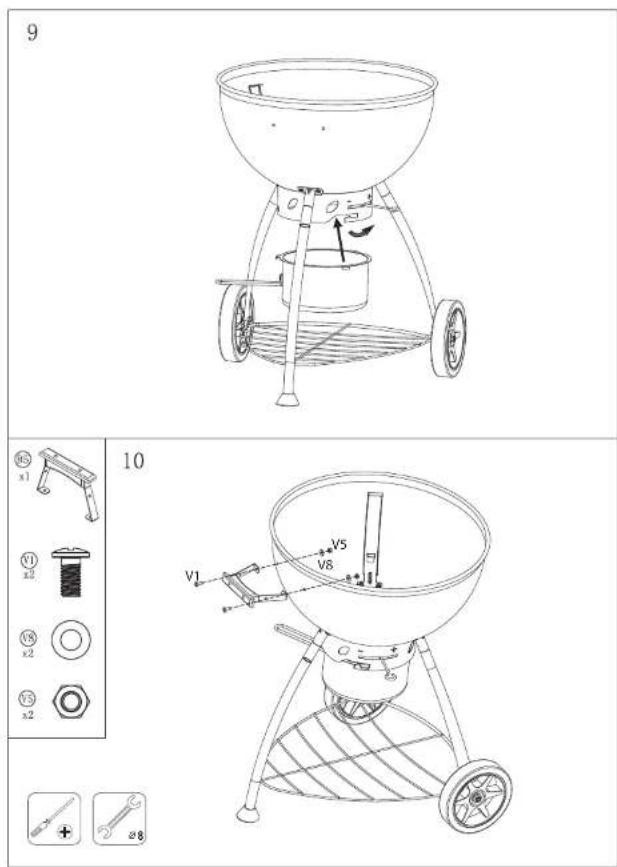 Essentiel B EBCK1 - assemblage du barbecue - 5