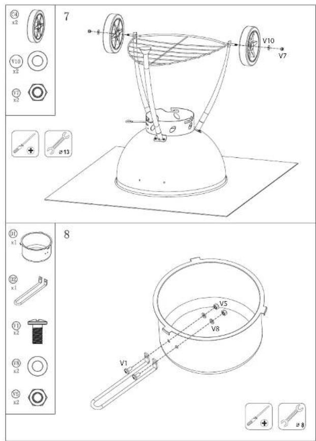 Essentiel B EBCK1 - assemblage du barbecue - 4