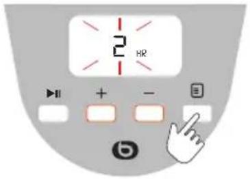 Essentiel B ED2 - Änderung der Temperatur- oder Zeiteinstellung während des Dörrvorgangs: - 1