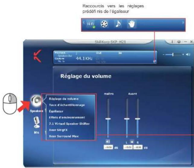 Skillkorp SKP H21 - PARAMÉTRAGE DU LOGICIEL - 1