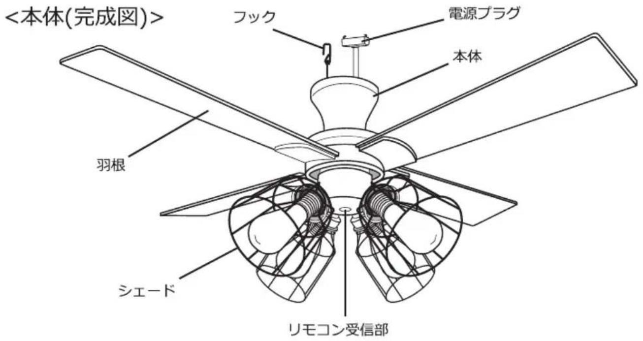 Javalo Elf JE-CF003 - 各部名称 - 1